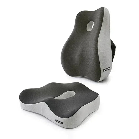 Memory Foam Office Chair Cushion Car Seat Support Waist Pillow Massage Lumbar